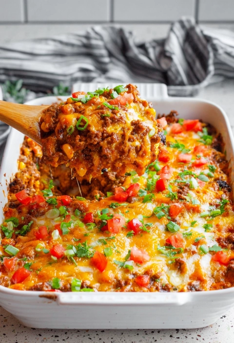 Mexican Ground Beef Casserole