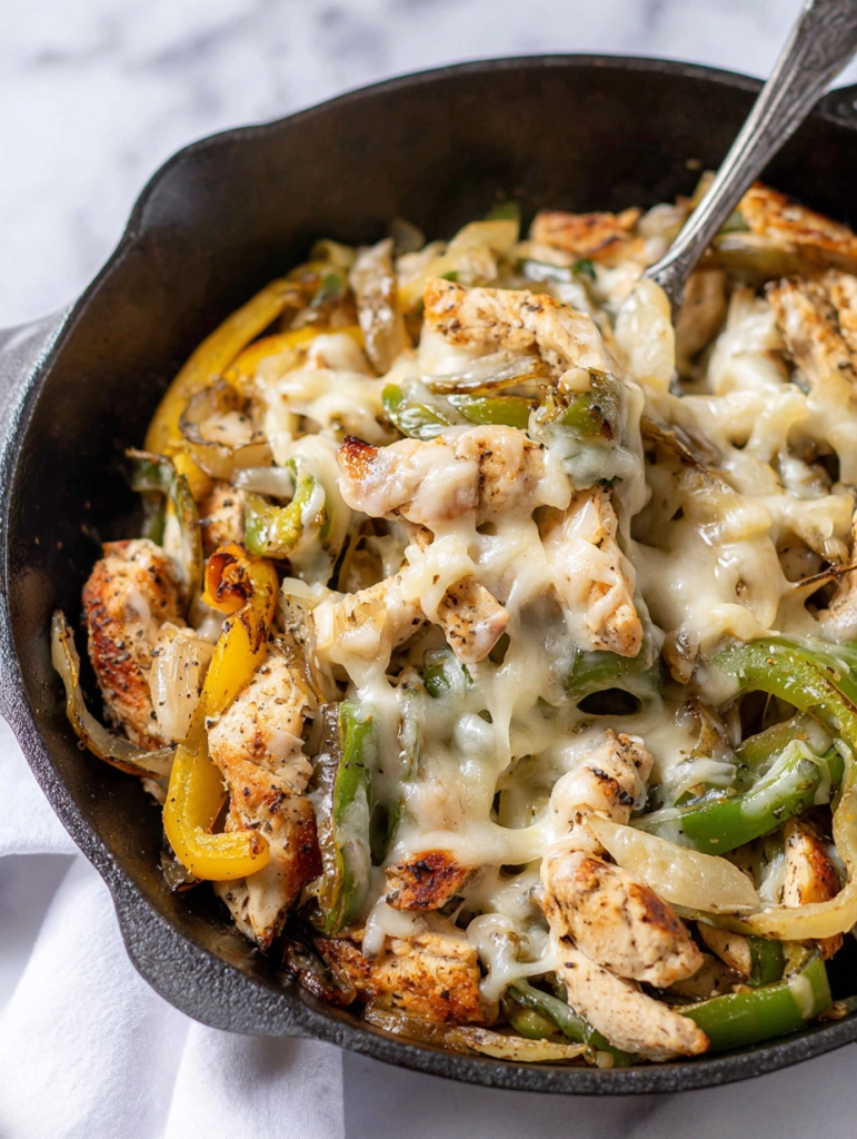 Chicken Cheesesteak Skillet