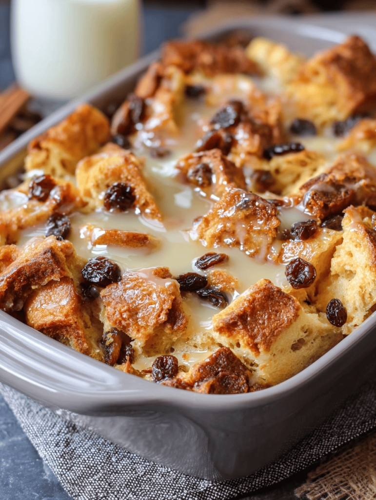 Cinnamon Raisin Bread Pudding
