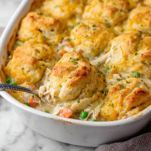 Chicken and Biscuits Casserole