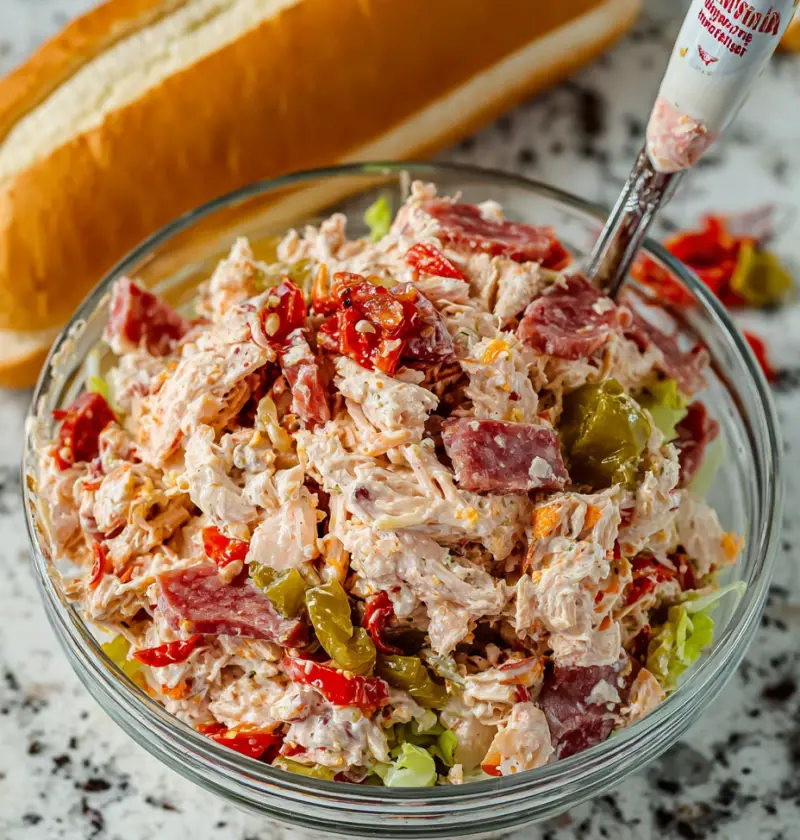 Chicken Sub Salad — The Messy, Magical Lunch I Didn’t Know I Needed