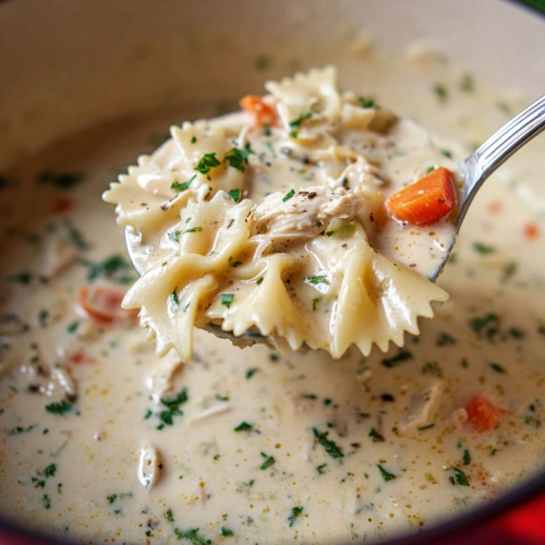 Creamy Chicken Alfredo Soup