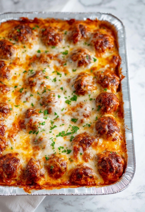 Meatball Sub Casserole