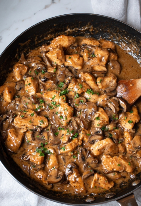 Easy Chicken Stroganoff (A Hug in a Bowl)