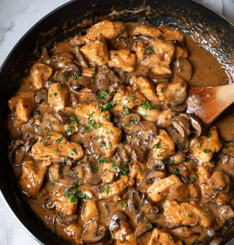 Easy Chicken Stroganoff (A Hug in a Bowl)