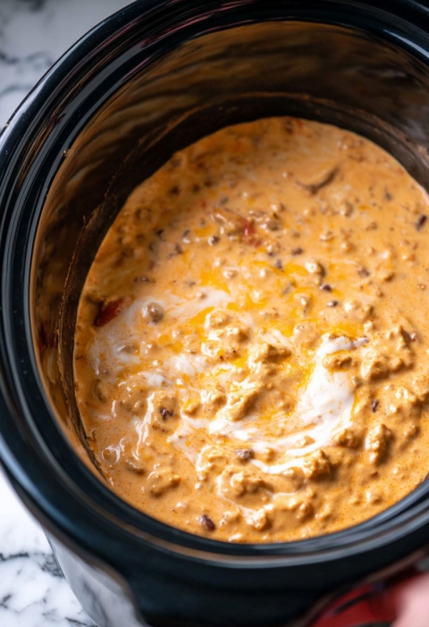 Slow Cooker Cream Cheese Taco Dip