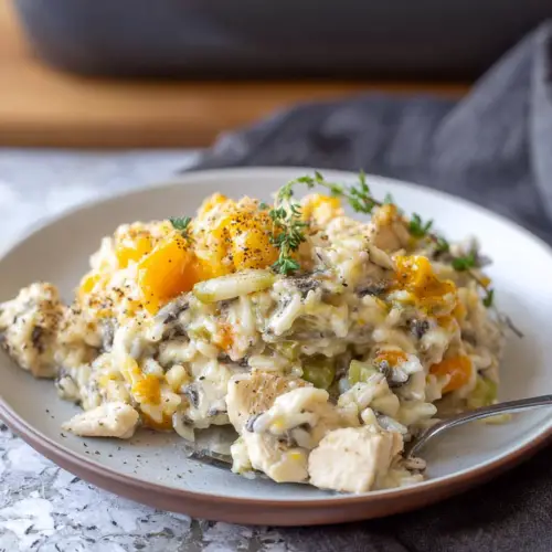 Creamy Chicken Wild Rice Casserole