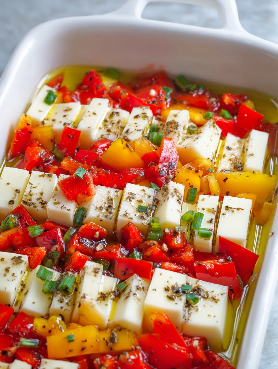 Marinated Cheese Plate - It's Not About Nutrition