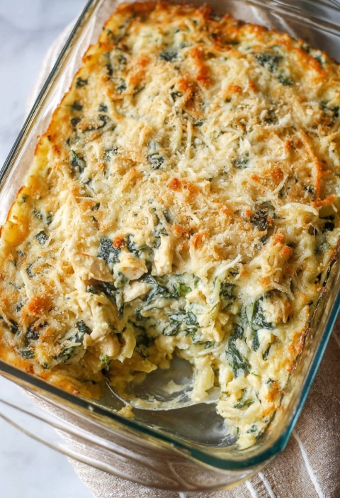 Chicken Florentine Casserole