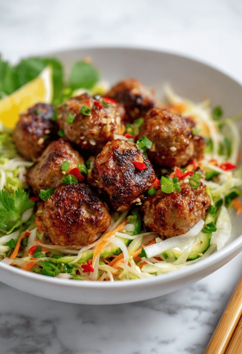 Vietnamese Meatball Salad (aka That One Dish I Keep Making Again and Again)