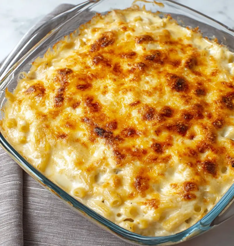 New Orleans Baked Mac and Cheese (With Spaghetti!)