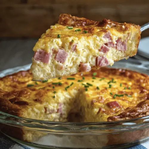 The Magic of Impossible Ham & Swiss Pie