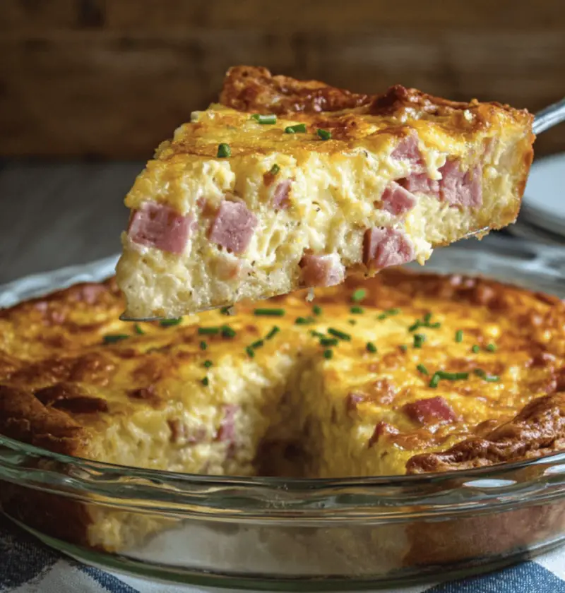 The Magic of Impossible Ham & Swiss Pie