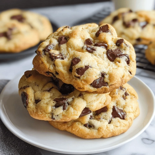 Thick and Molten Chocolate Chip Cookies