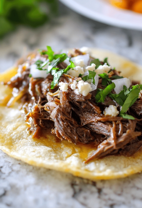 Cozy Slow Cooker Mexican Shredded Beef