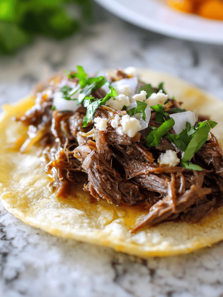 Cozy Slow Cooker Mexican Shredded Beef
