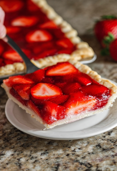 Easy Strawberry Slab Pie: A Backyard Classic in a Big-Batch Hug