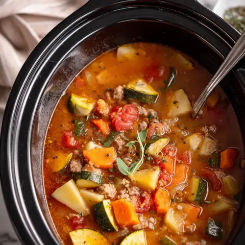 Slow Cooker Italian Summer Soup