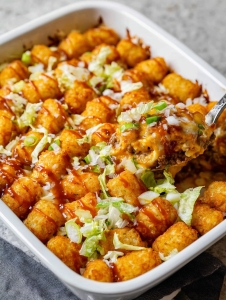 Cheesy Hamburger Potato Casserole