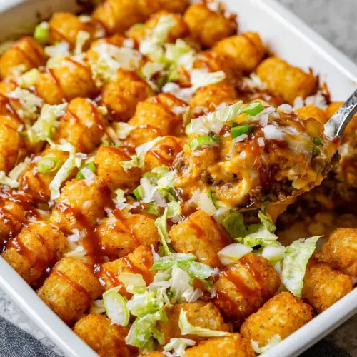 Big Mac Tater Tot Casserole