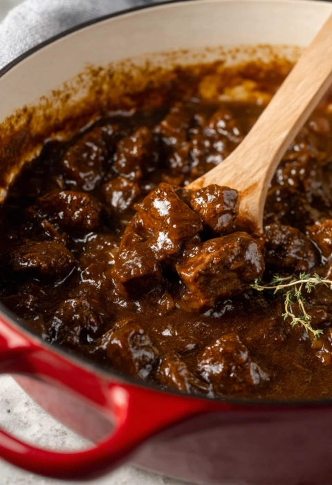 Double French Onion Beef Tips & Gravy