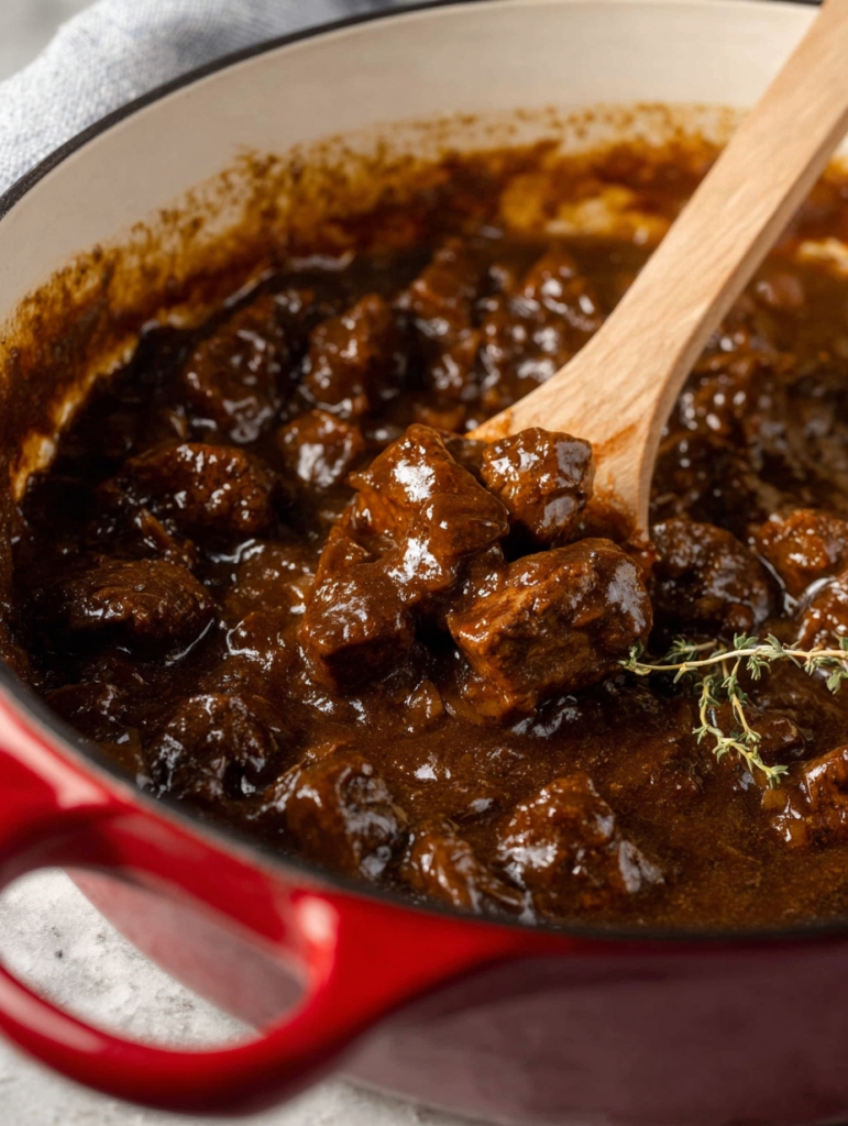 Double French Onion Beef Tips & Gravy