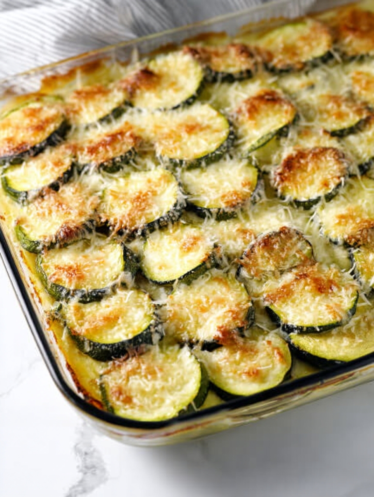 Baked Parmesan Zucchini Casserole