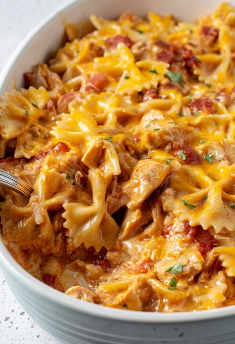 BBQ Ranch Chicken Casserole