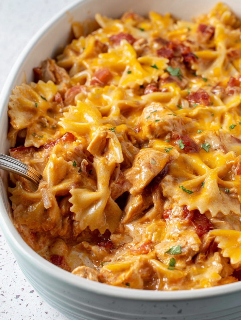 BBQ Ranch Chicken Casserole