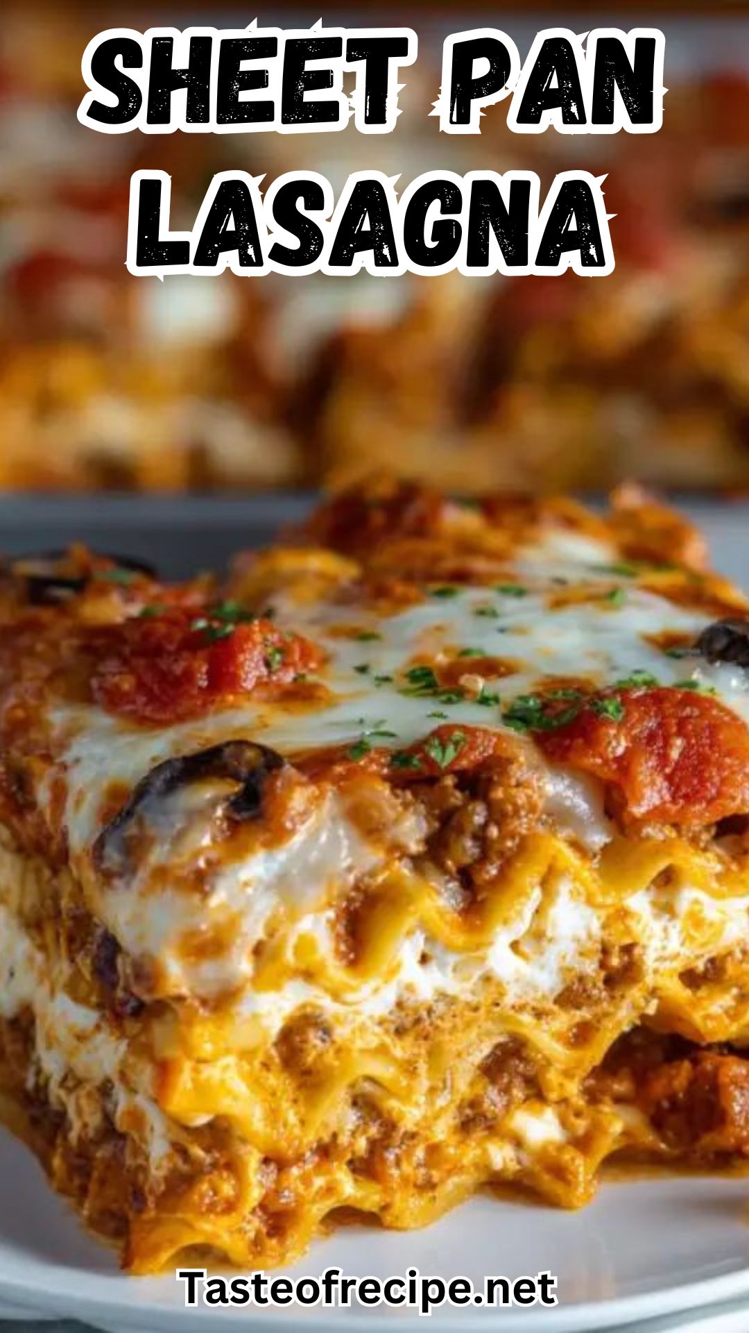 Sheet Pan Lasagna — Easy, Cheesy, and Crowd-Pleasing