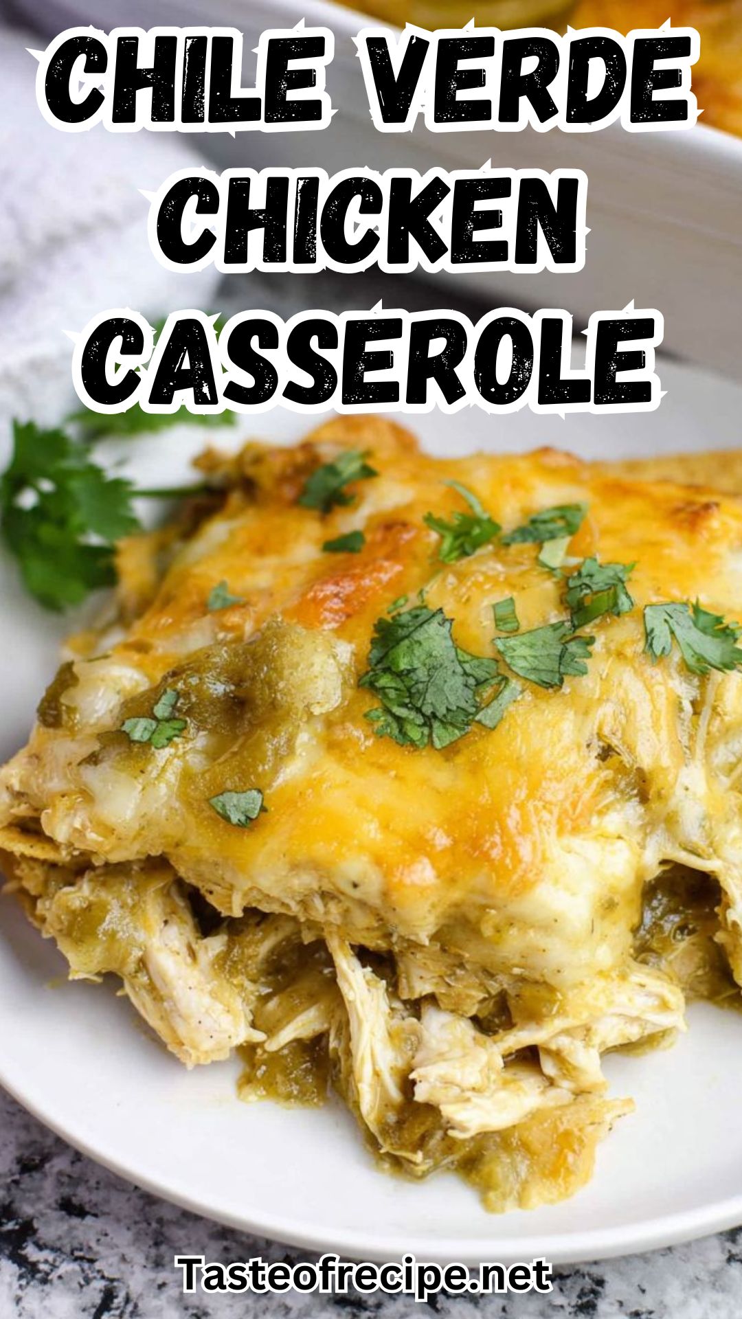 Chile Verde Chicken Tamale Casserole