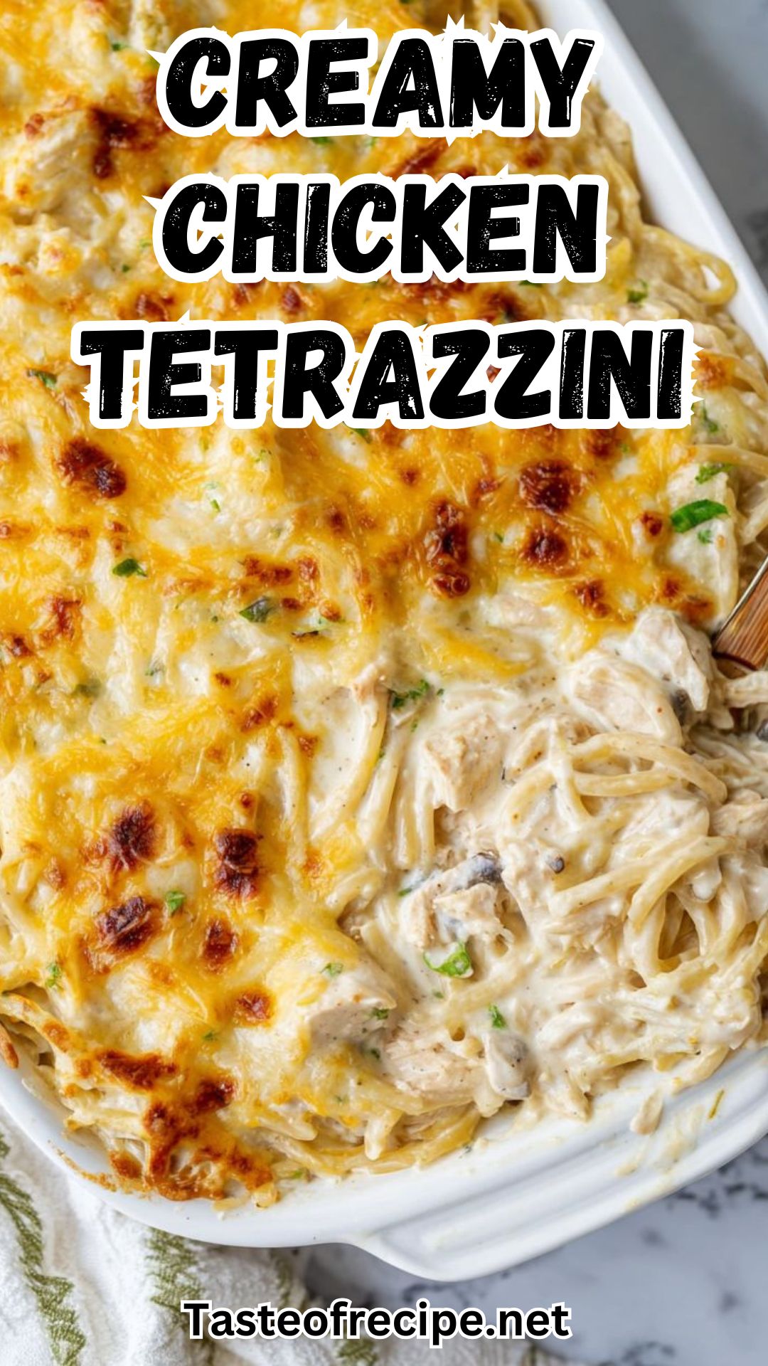 Creamy Chicken Tetrazzini