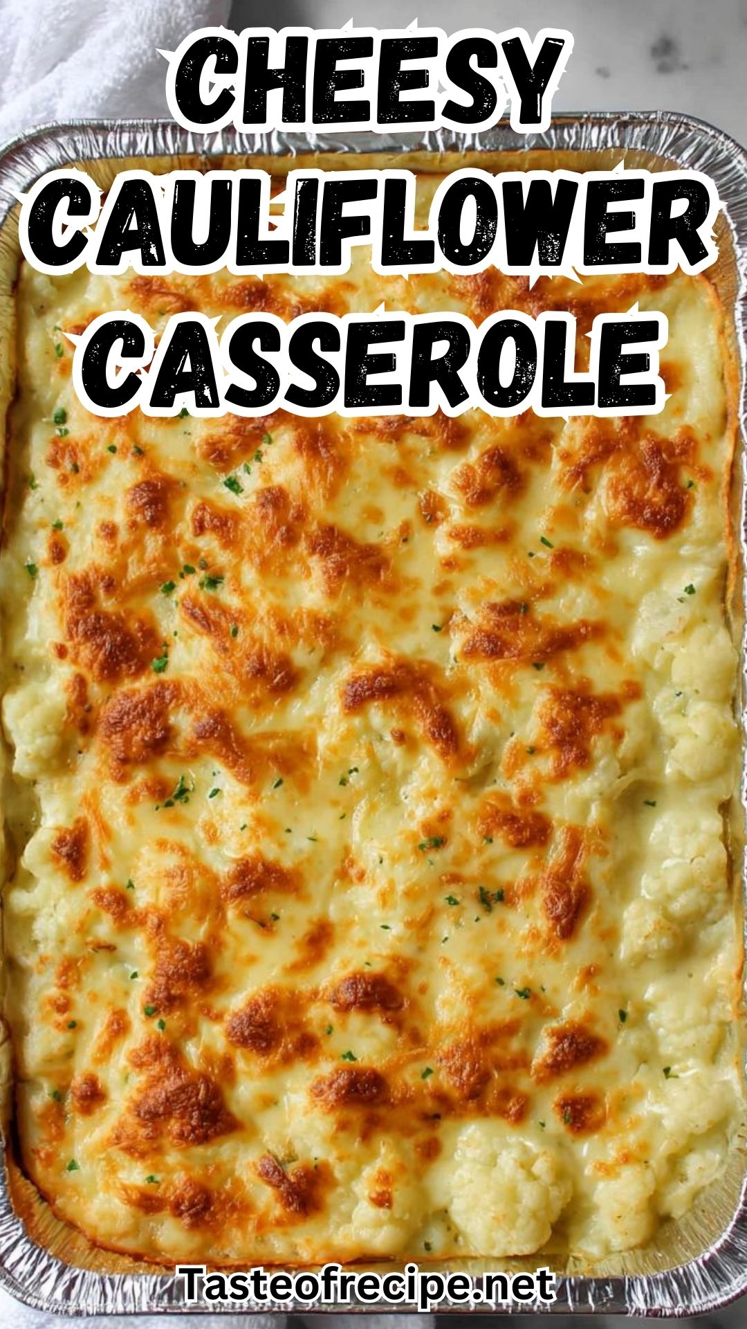 Cheesy Cauliflower Casserole (AKA the Side Dish That Steals the Show)