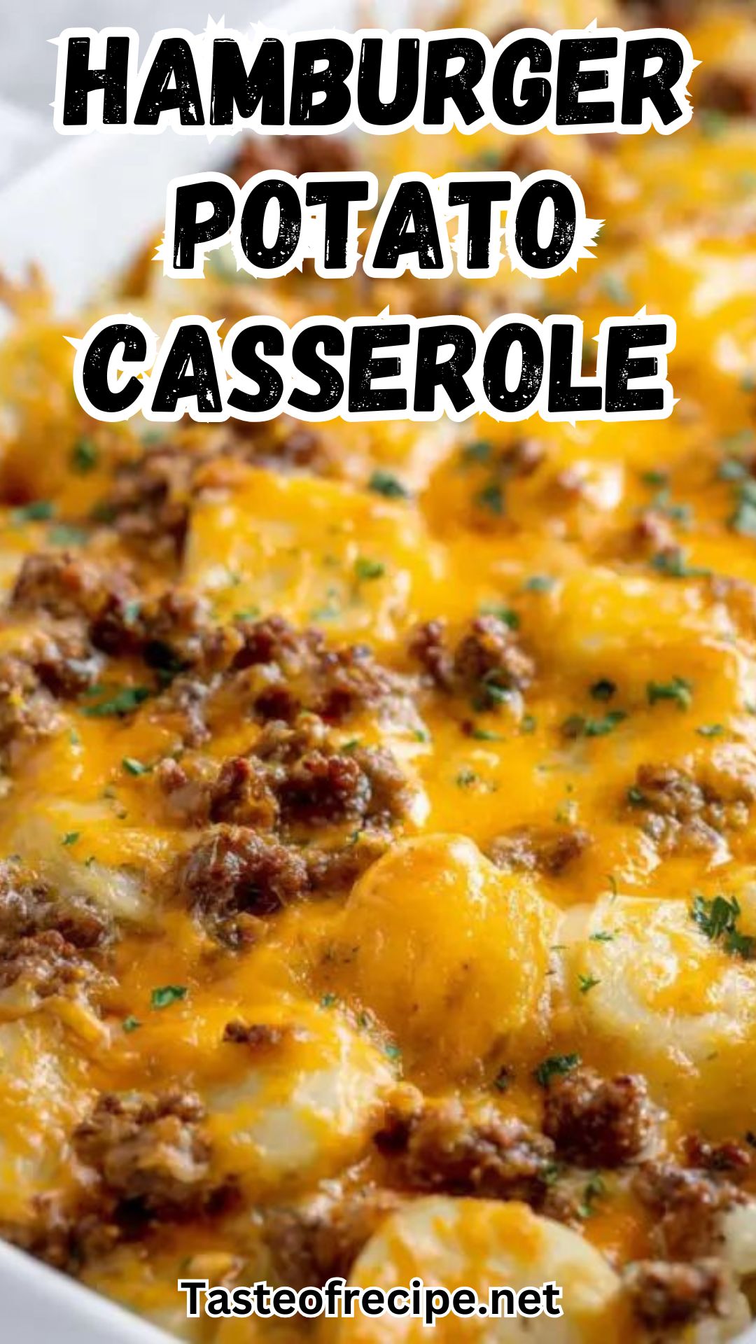 Cheesy Hamburger Potato Casserole