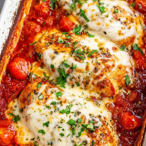 I Made This Cheesy Mozzarella Chicken Bake Last Night and… Yeah, You Need It Too