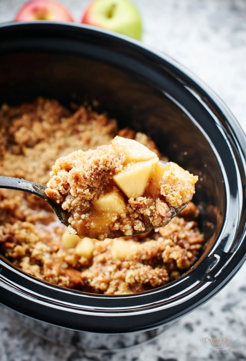 Crock Pot Apple Dump Cake