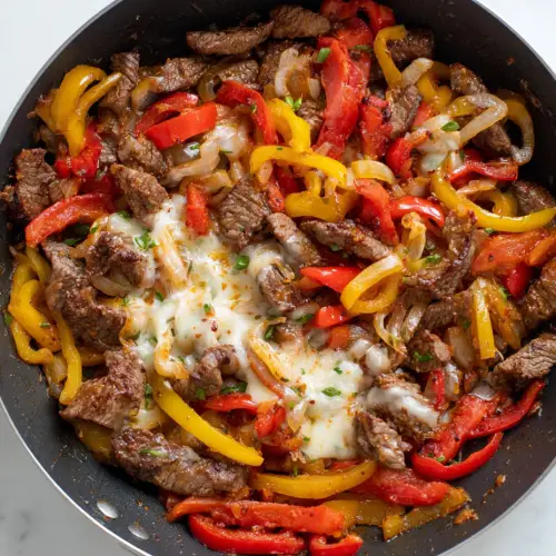 Steak Fajita Skillet Casserole