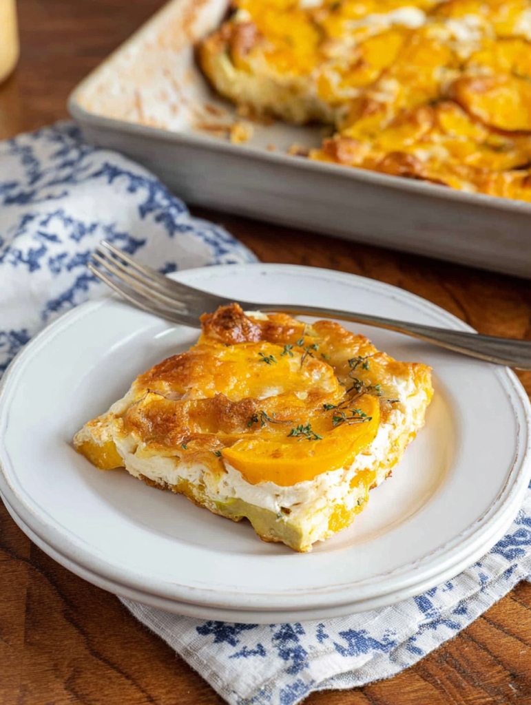 Sheet Pan Squash Casserole