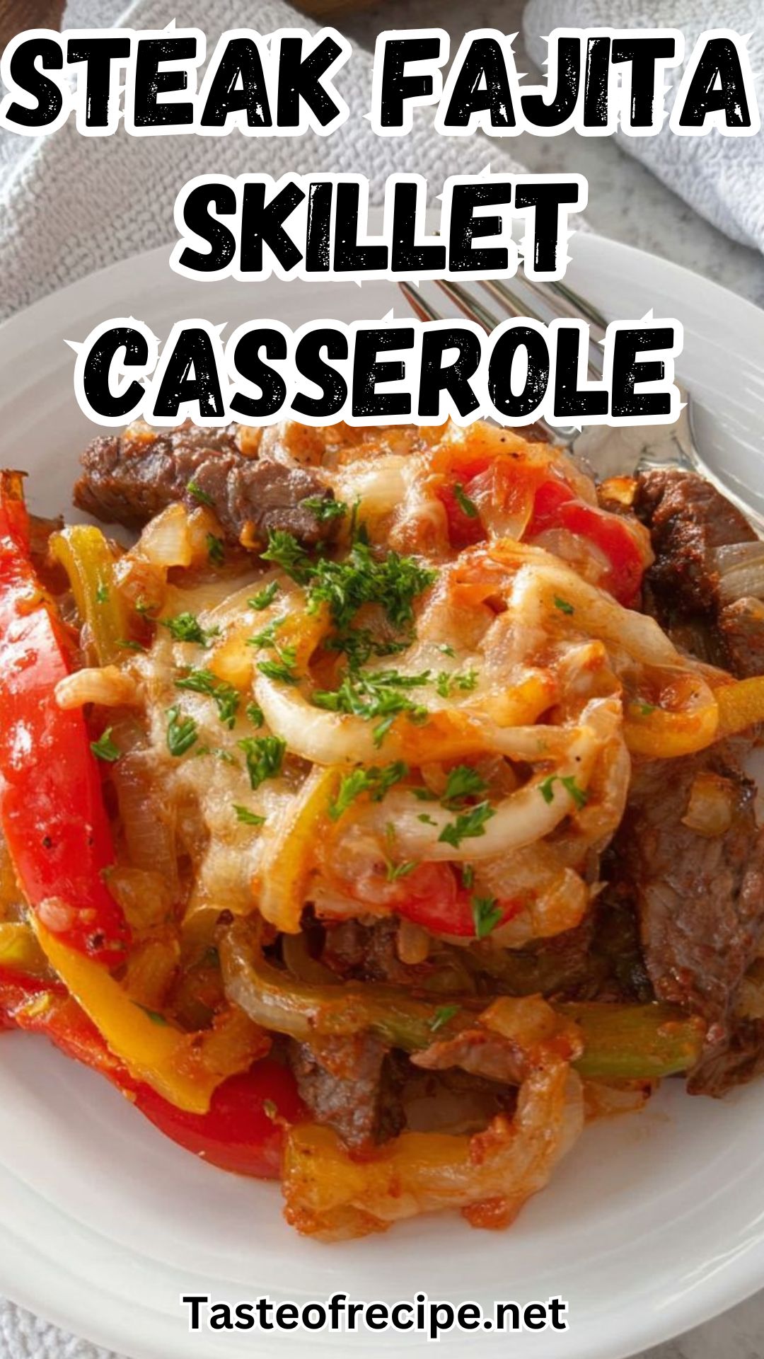 Steak Fajita Skillet Casserole