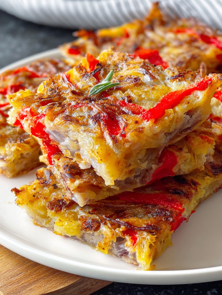 Italian Bell Pepper & Onion Scarpaccia