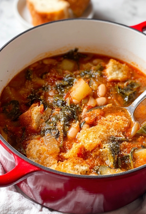 Ribollita (Italian Bread Soup) – The Coziest Soup I Know