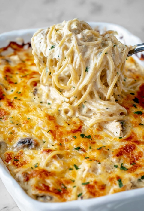 Creamy Chicken Tetrazzini — The Dinner That’s Always There for You