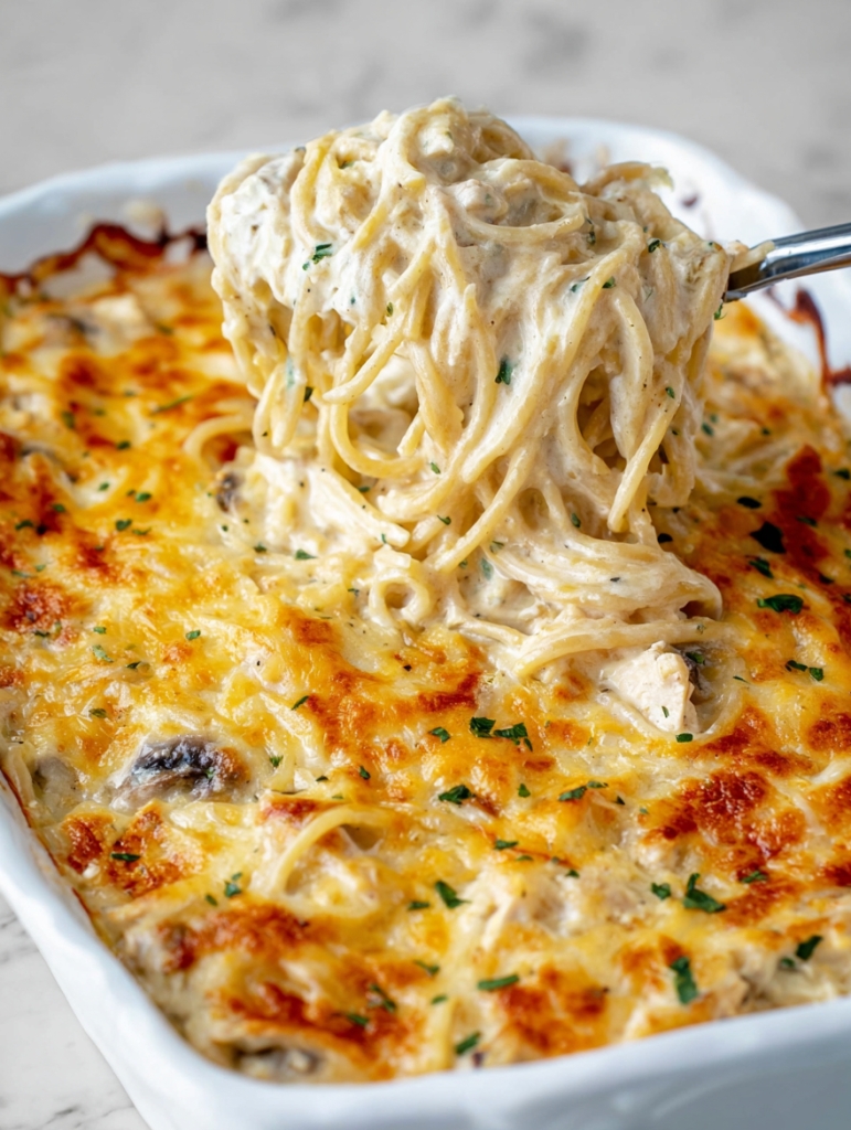 Creamy Chicken Tetrazzini — The Dinner That’s Always There for You