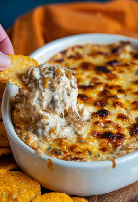 Baked French Onion Dip