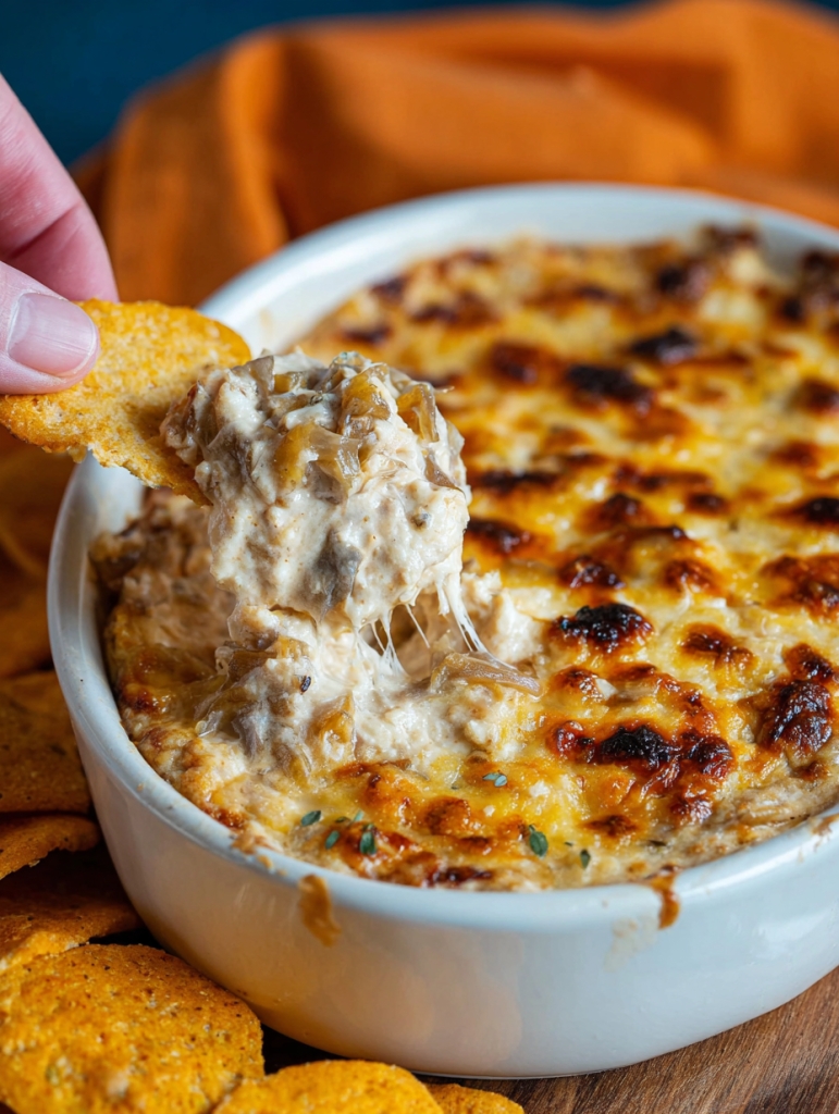 Baked French Onion Dip