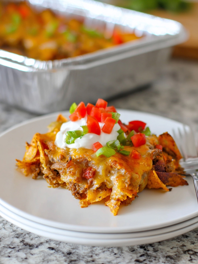 Beef Dorito Casserole