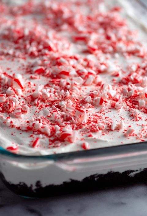 Candy Cane Lush (A No-Bake Christmas Classic That’s Never Left My Table)