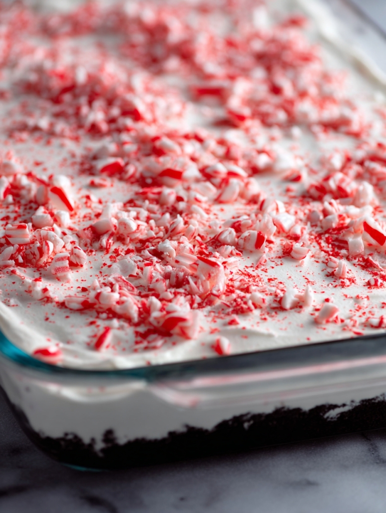 Candy Cane Lush (A No-Bake Christmas Classic That’s Never Left My Table)