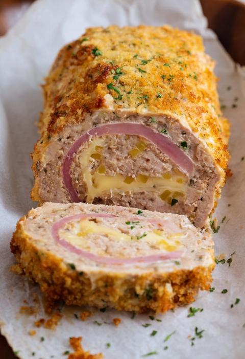 Chicken Cordon Bleu Meatloaf