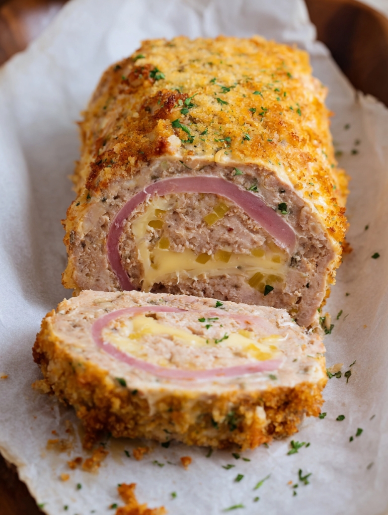 Chicken Cordon Bleu Meatloaf